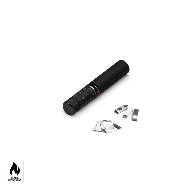 MAGICFX - Handheld Confetti Shot 28 cm - White + Silver