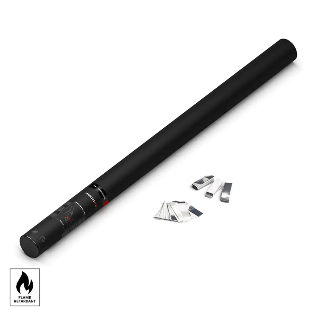 MAGICFX - Handheld Confetti Shot 80 cm - White + Silver