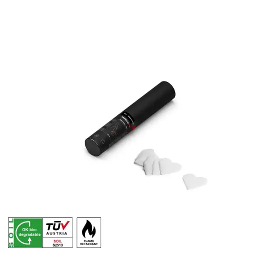 [HC01WHH] MAGICFX - Handheld Confetti Shot 28 cm - Hearts White