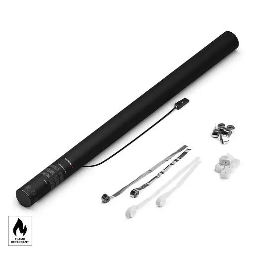 [ES04WSM] MAGICFX - Electric Streamers Shot 80 cm - White + Silver